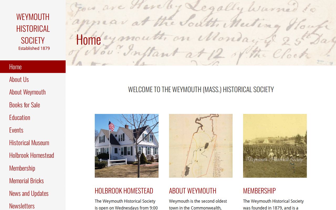 Weymouth city directory historical society research page